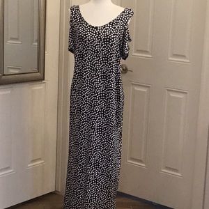 Lexington Avenue maxi dress polka dots xl
